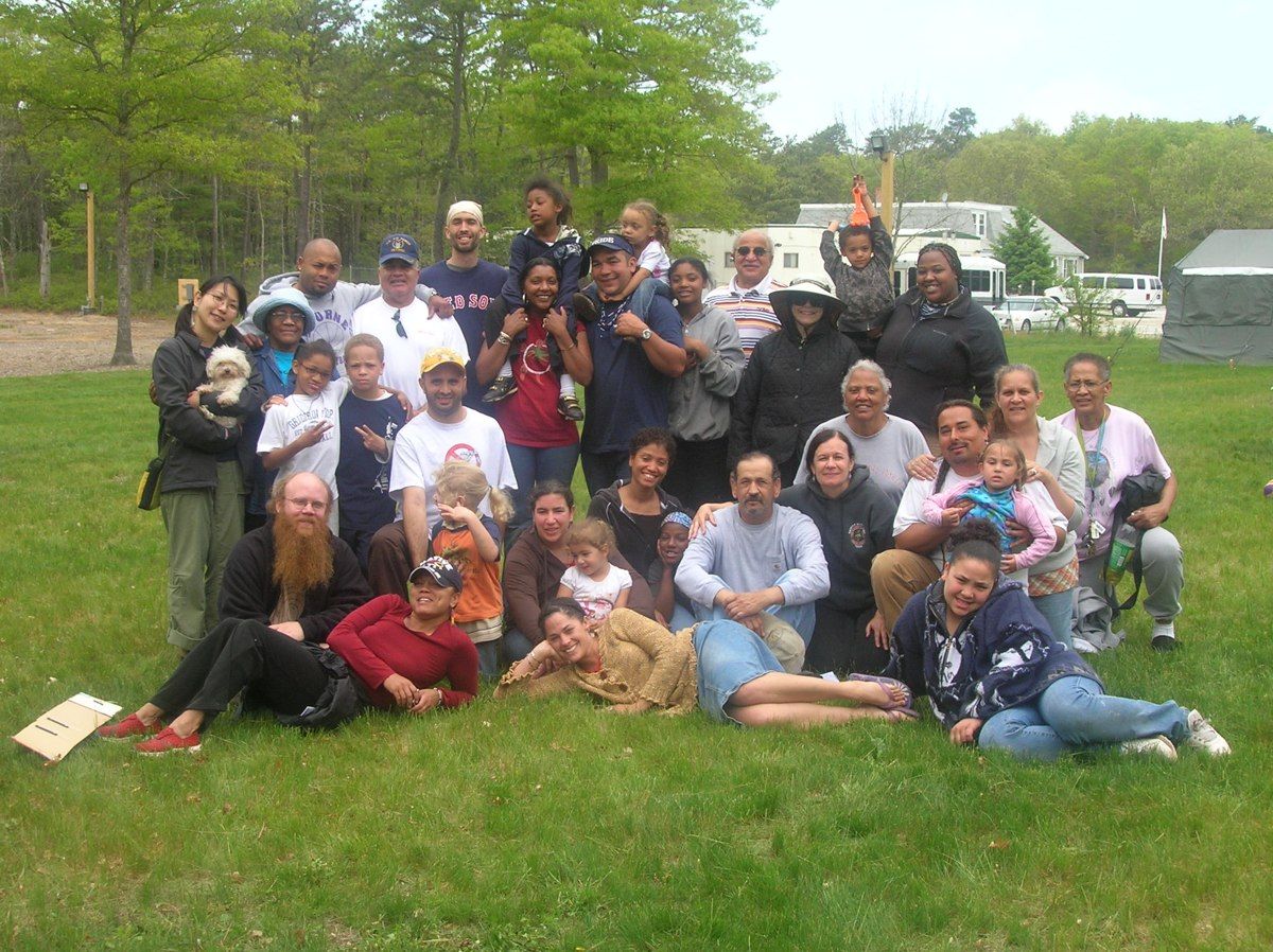 Participants at a 2008 Wôpanâak Language Reclamation Project immersion camp.