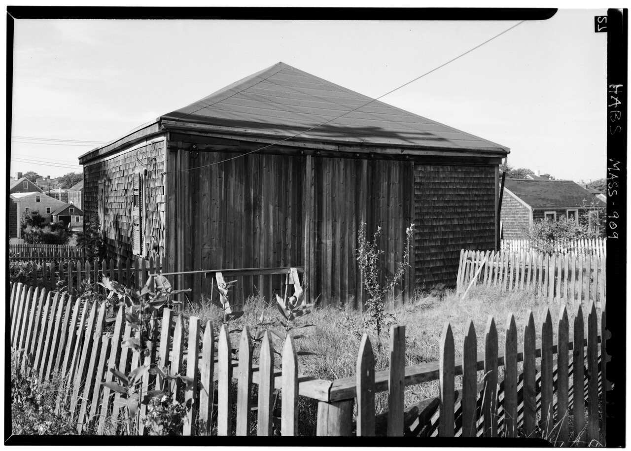 Nantucket African Meeting House before restoration in 1968