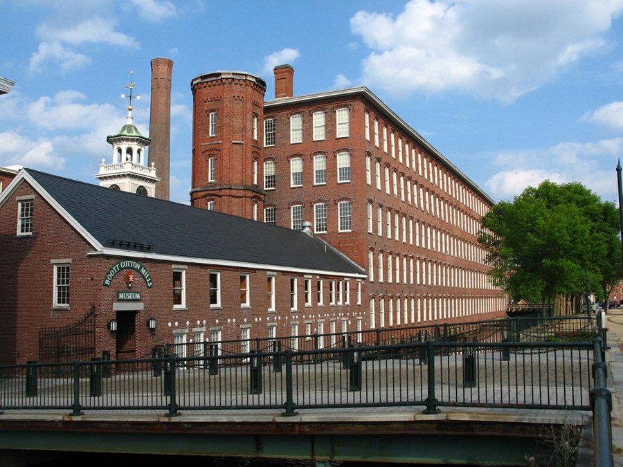 Context image for Lowell: water, mills, and workers. The visit page identifies the image.