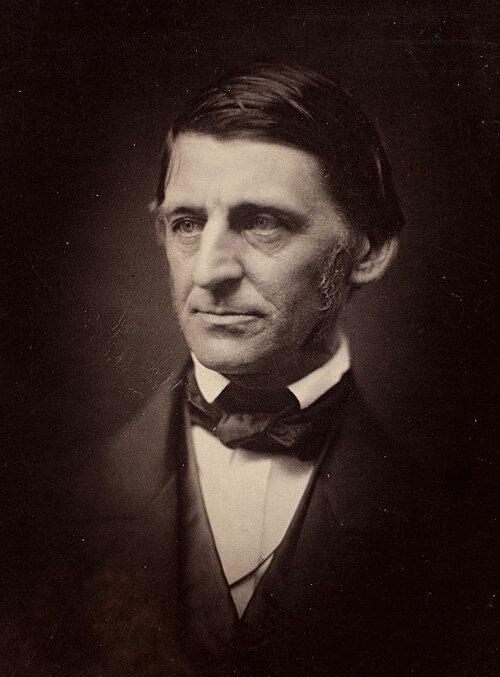 Portrait of Ralph Waldo Emerson.
