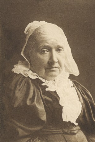 Portrait of Julia Ward Howe.