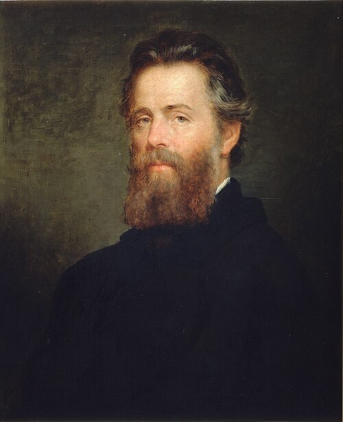 Portrait of Herman Melville.