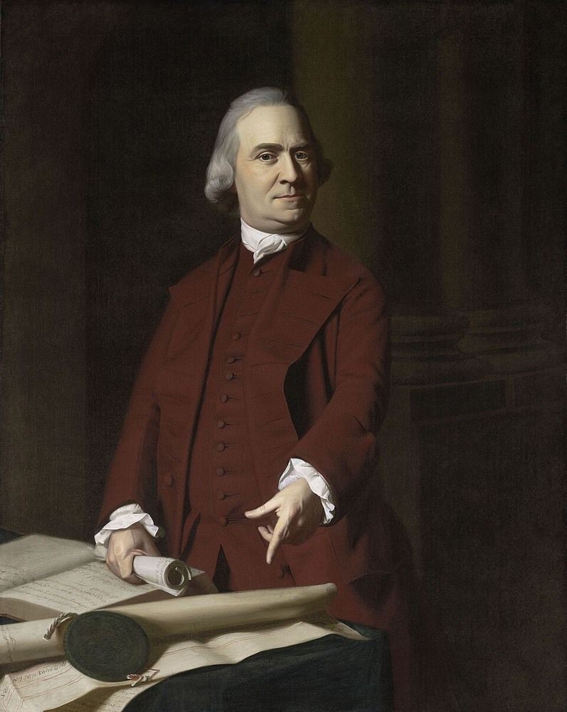 Historical portrait of Samuel Adams