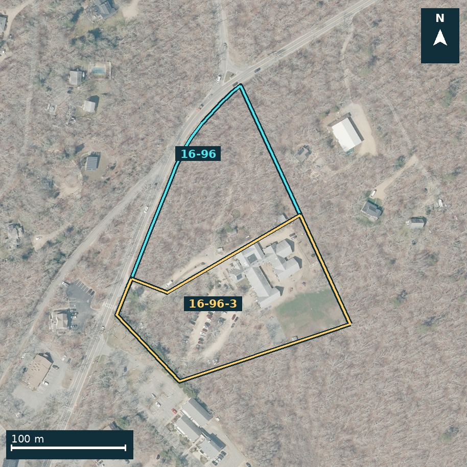 2025 · Aerial photograph with current parcel outlines